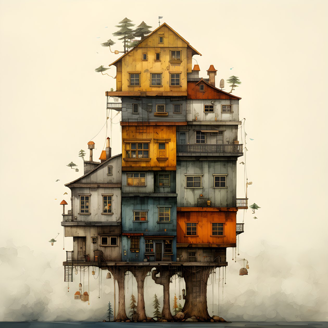 uma casa grande e uma casa pequena 4 de Kurt Heppke