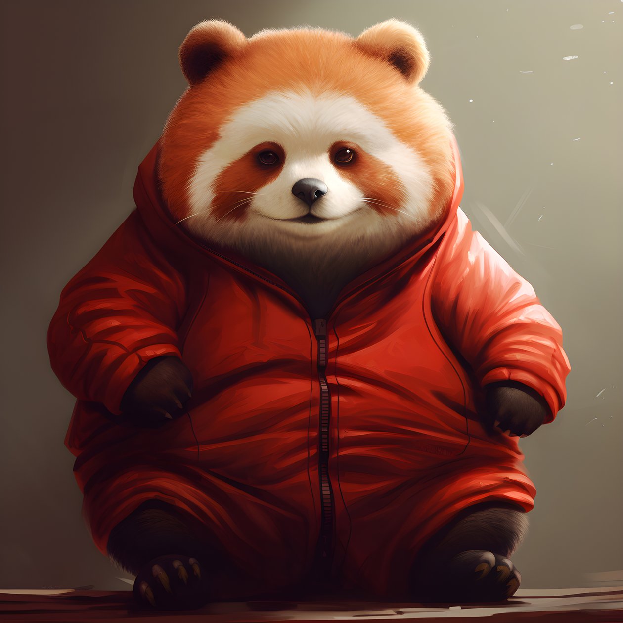 panda vermelho criança humana obesa 3 de Kurt Heppke