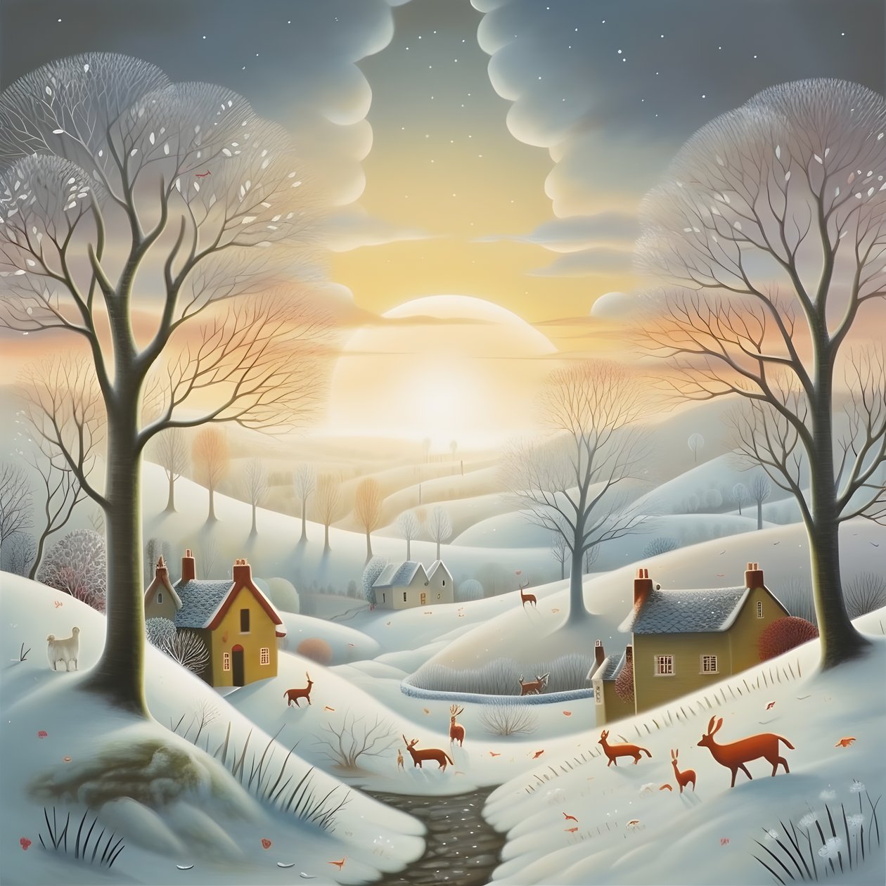 paisagem romântica 4 de Kurt Heppke