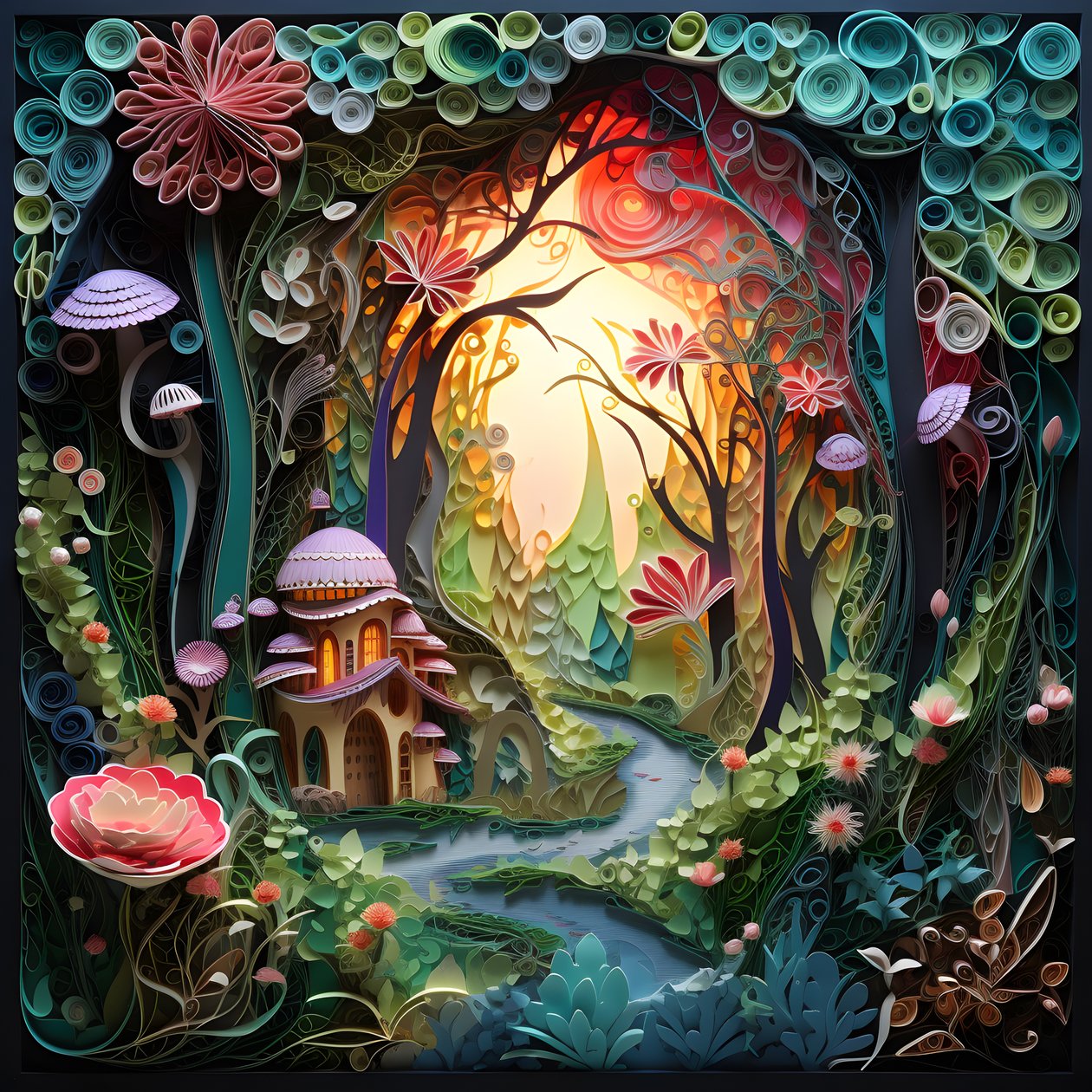 refúgio caprichoso na floresta 3 de Kurt Heppke