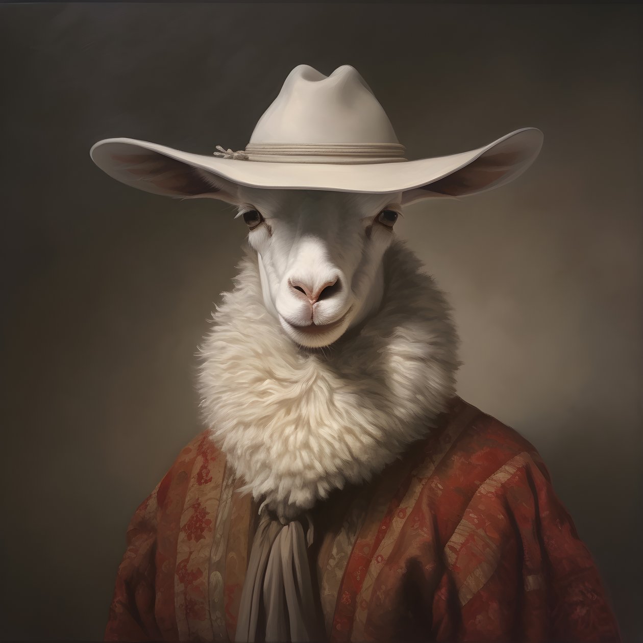 o dalail lama com um chapéu de cowboy 4 de Kurt Heppke