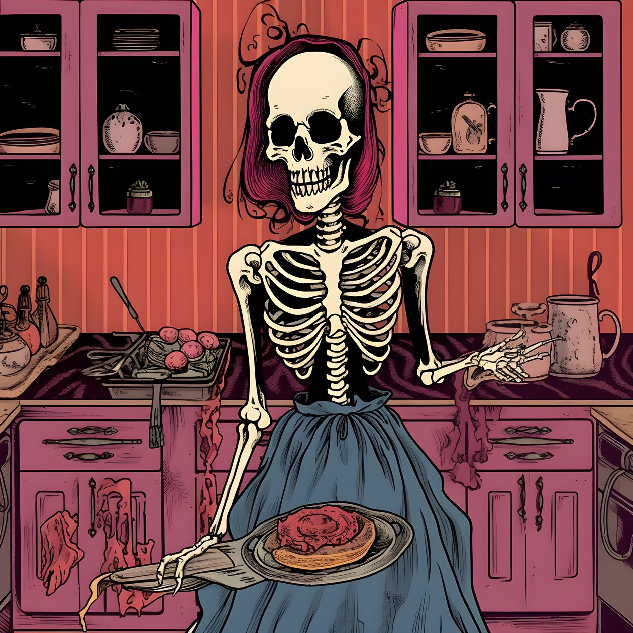 o fantasma na cozinha por maddy connelly obra de arte 1 de Kurt Heppke
