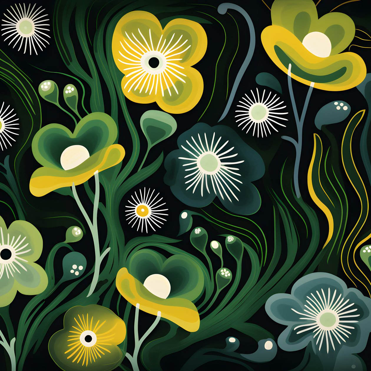 formas abstractas contemporâneas Marimekko 1 de Kurt Heppke