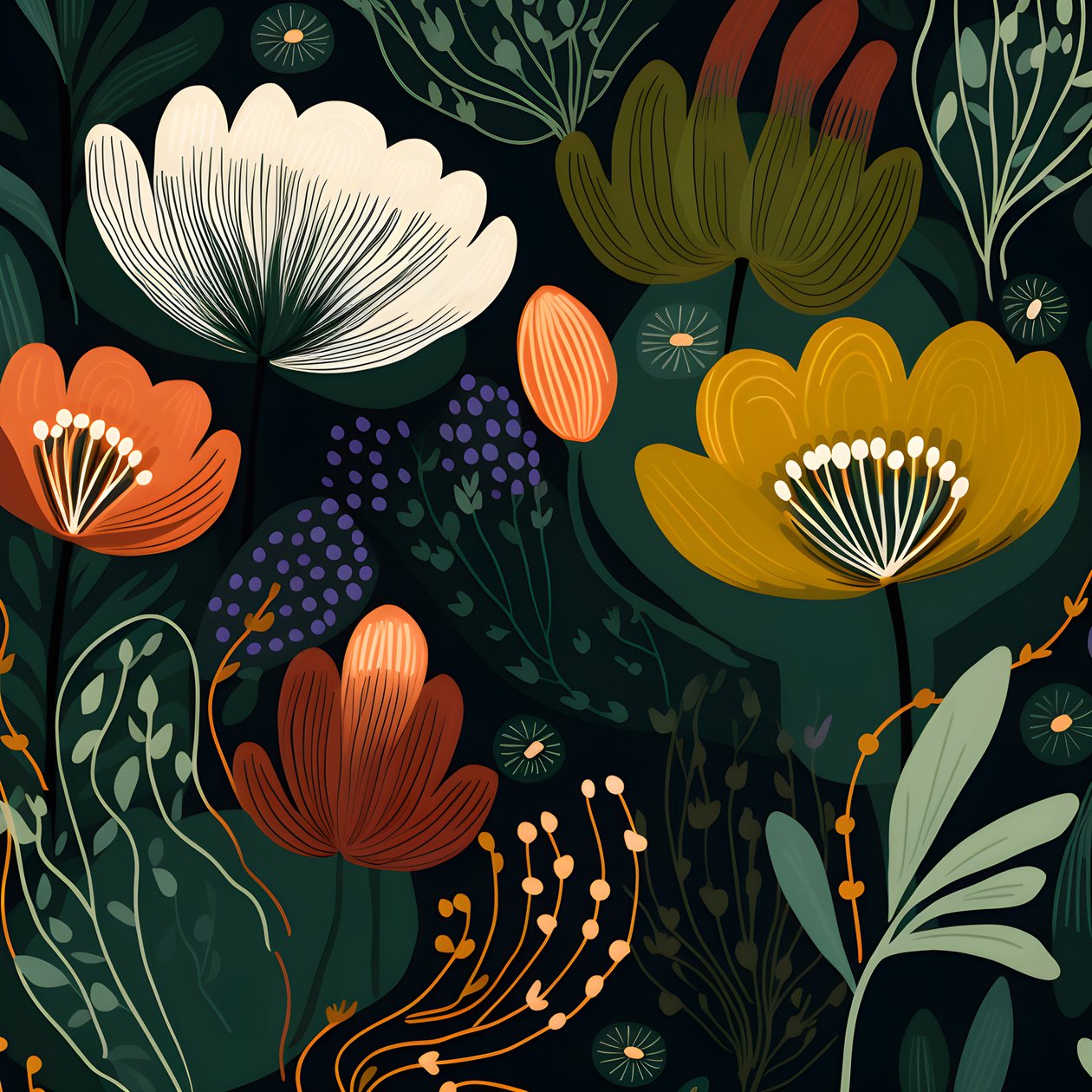 formas abstractas contemporâneas Marimekko 2 de Kurt Heppke