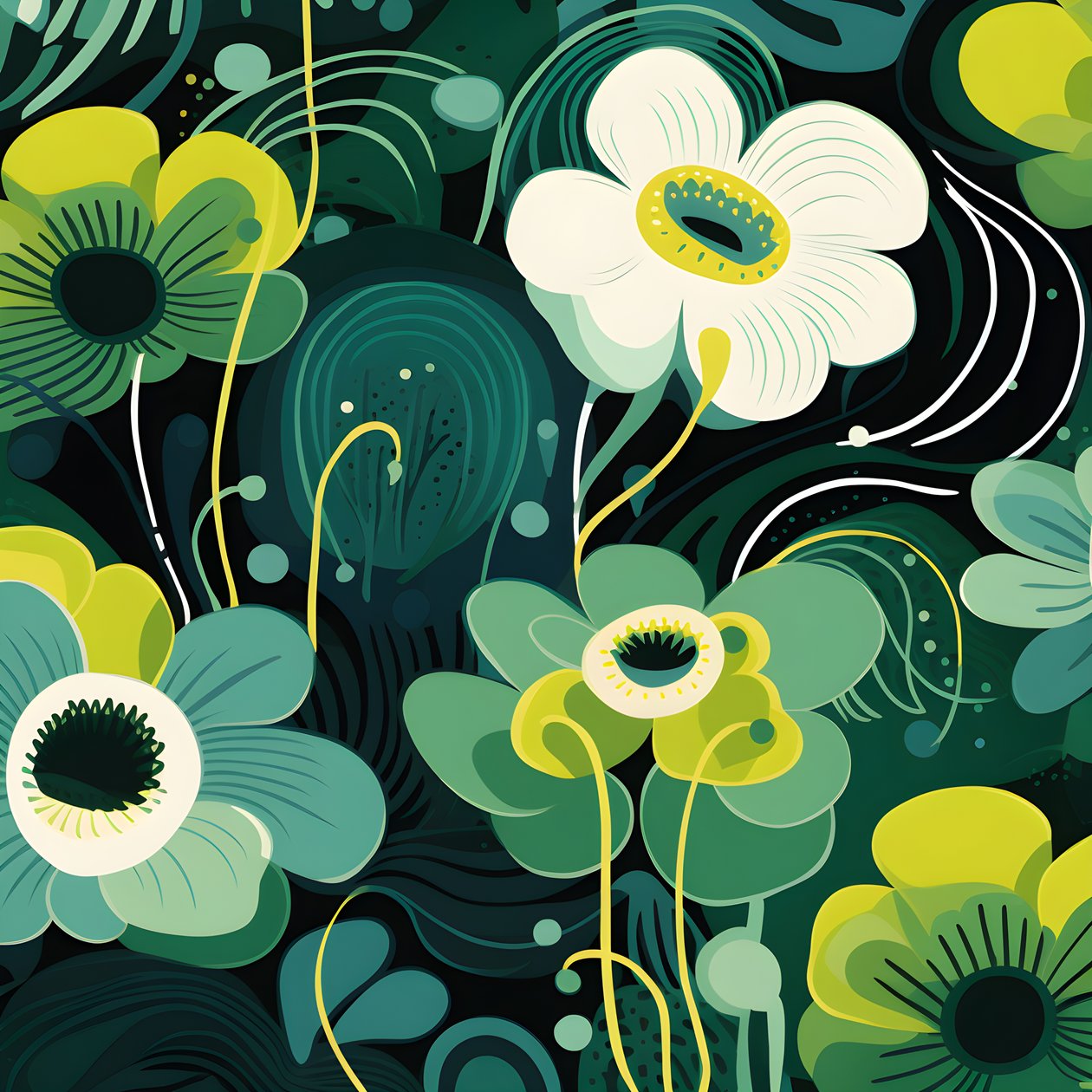 formas abstractas contemporâneas Marimekko 3 de Kurt Heppke