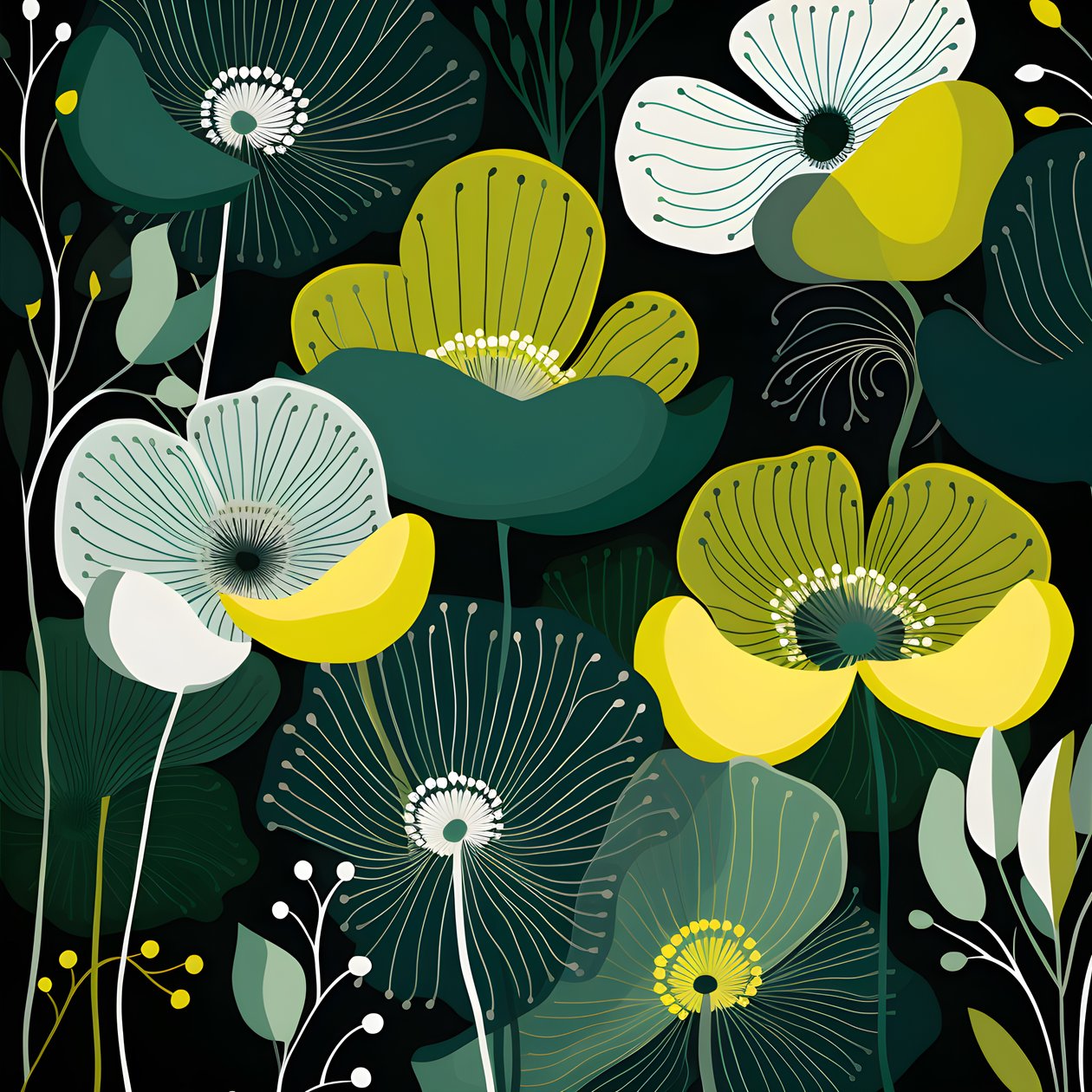 formas abstractas contemporâneas Marimekko 4 de Kurt Heppke