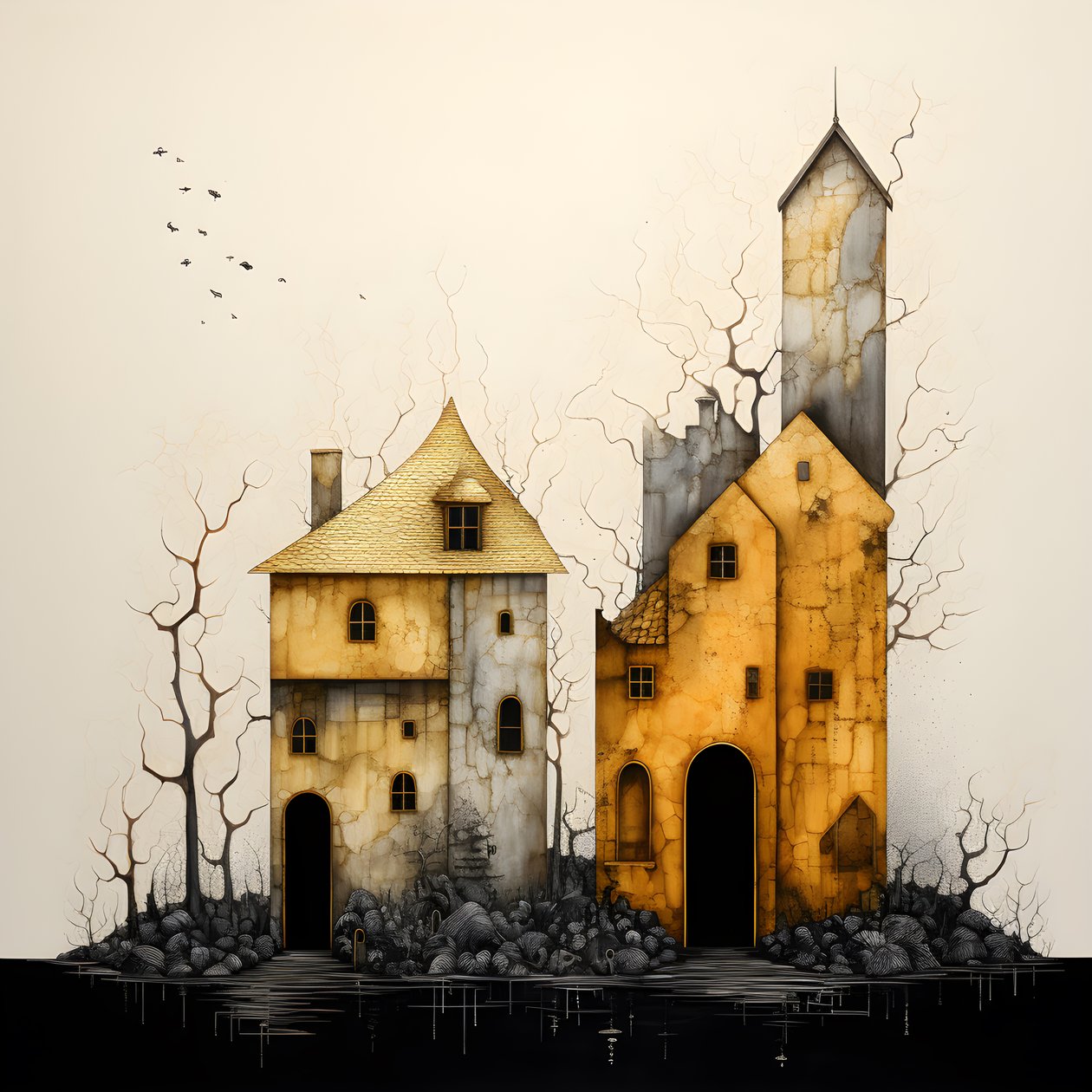 duas casas em ouro 2 de Kurt Heppke