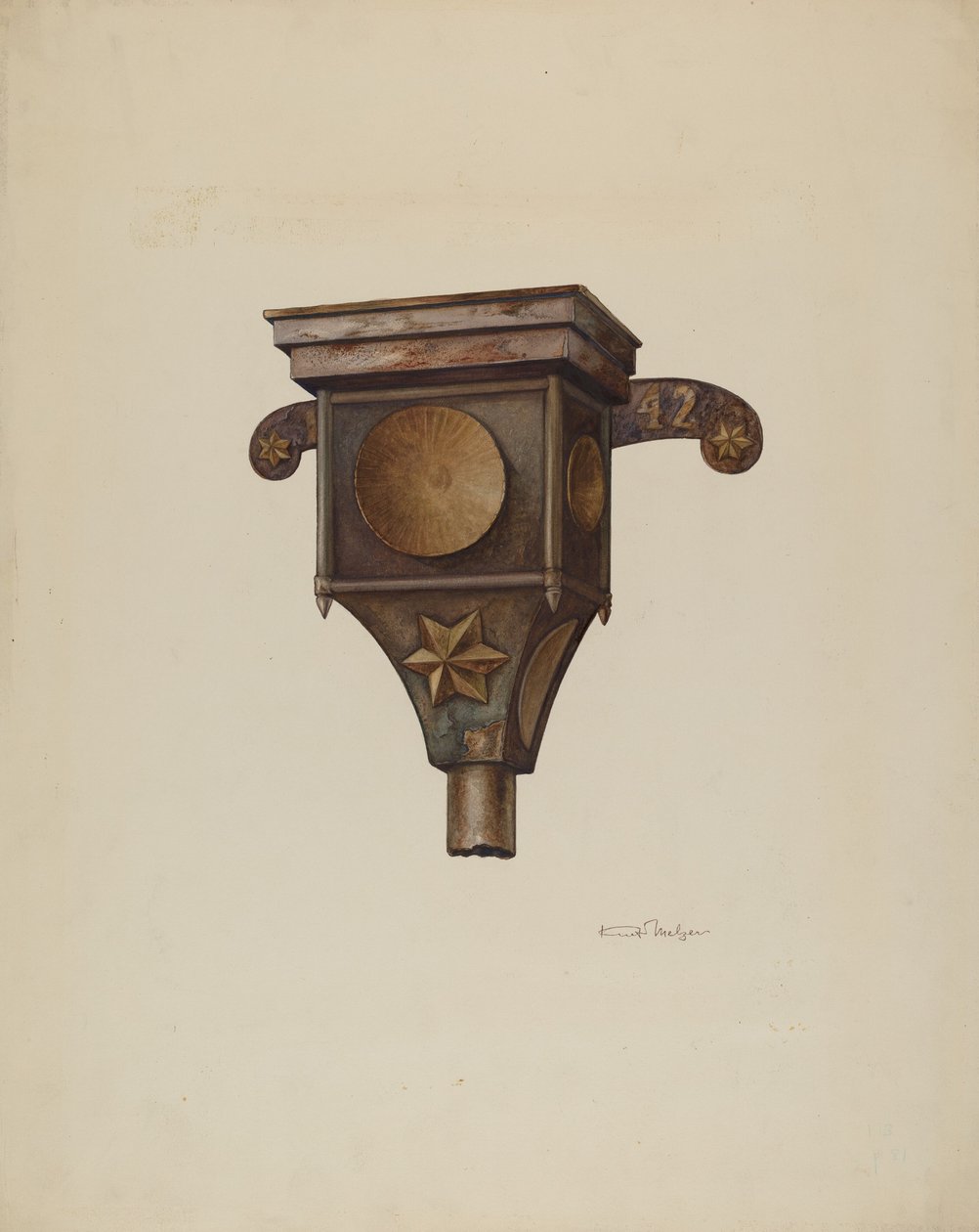 Cabeça do Condutor, 1938. de Kurt Melzer