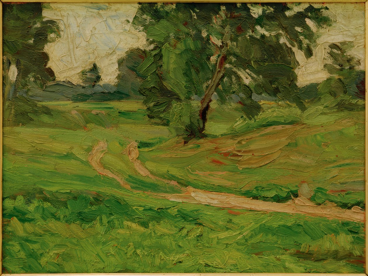 AS paisagem 1º solstício de verão de Kurt Schwitters