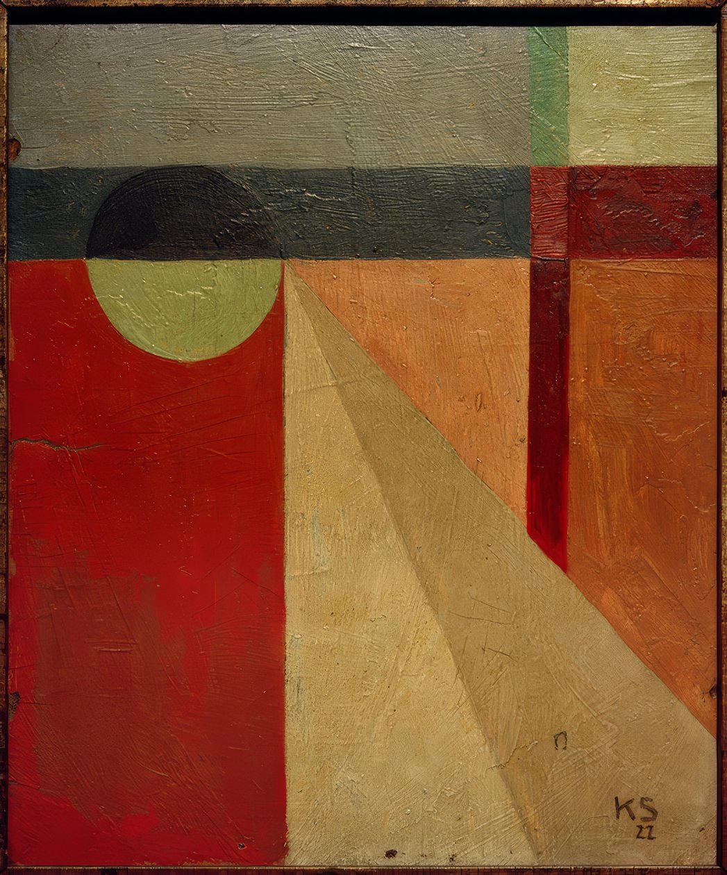 Abstração 45 - vestido de baile de Kurt Schwitters