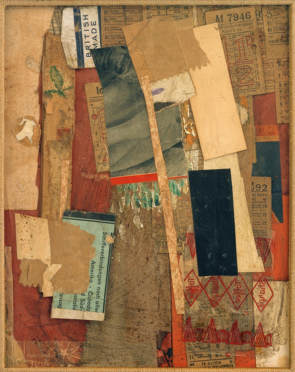 Britânico feito de Kurt Schwitters