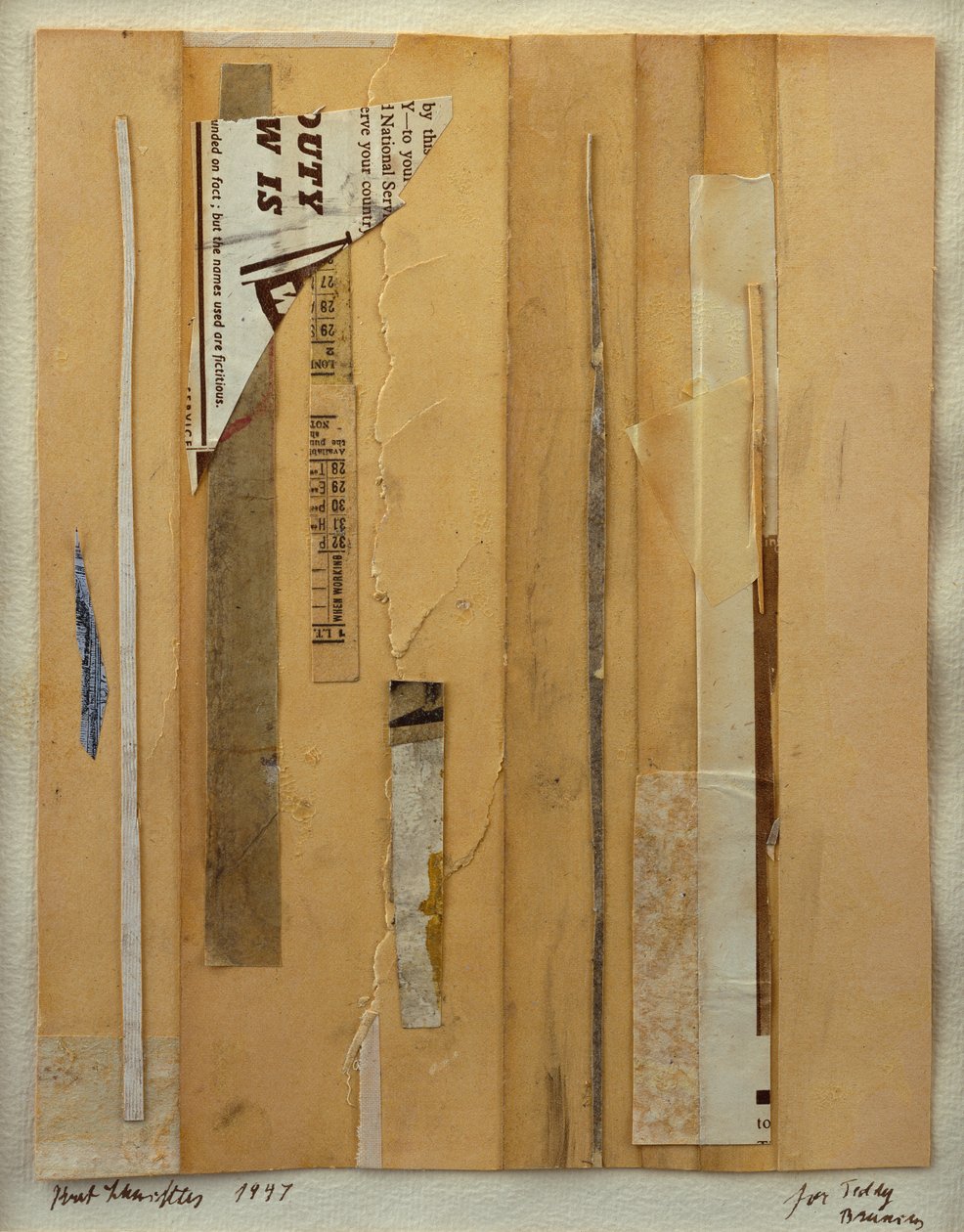 Colagem de Kurt Schwitters