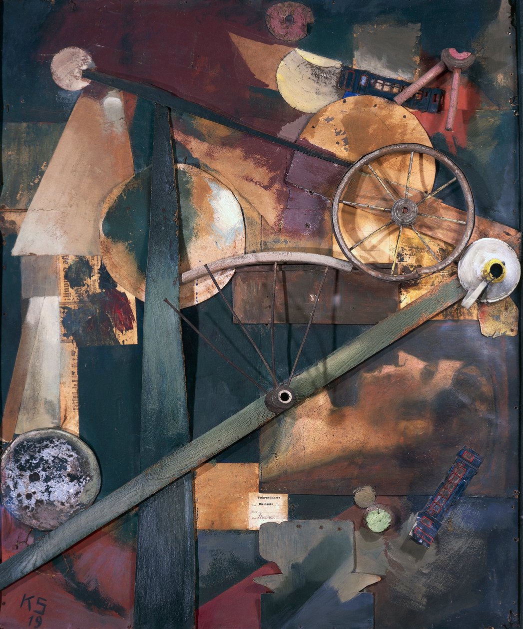 Construção para senhoras nobres (Konstrucktion edle fur Frauen) de Kurt Schwitters