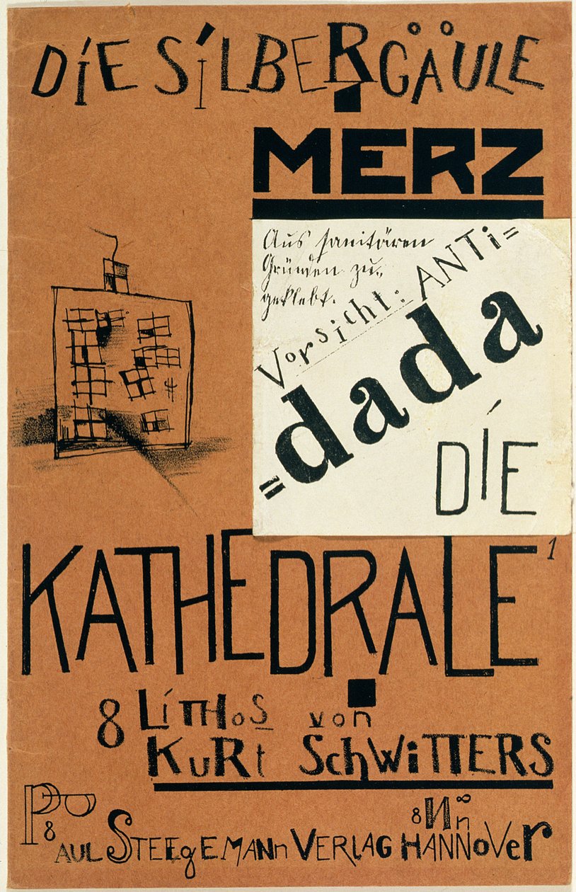 Capa de "Die Kathedrale" de Kurt Schwitters, publicada em 1920 de Kurt Schwitters
