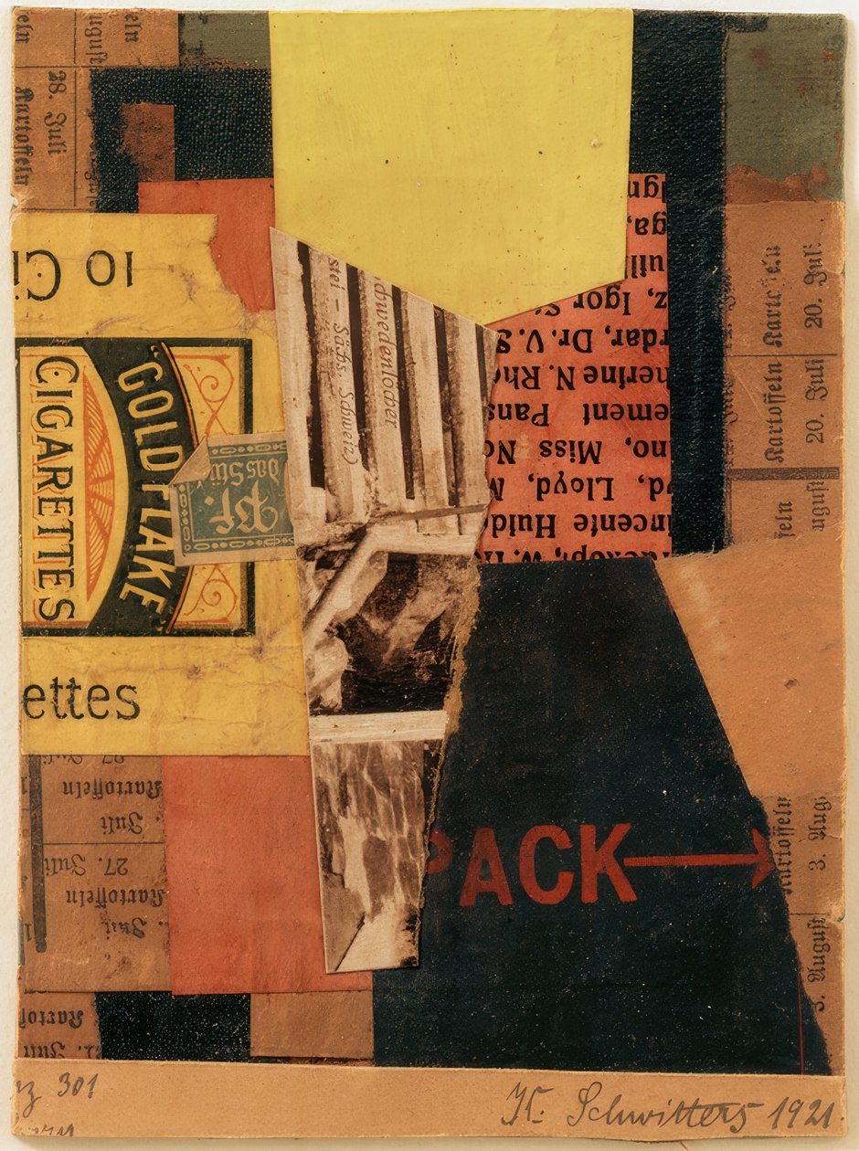Merz 301 - batatas de Kurt Schwitters