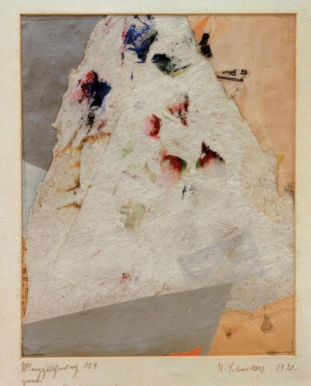 Merz desenho 154 proposta de Kurt Schwitters