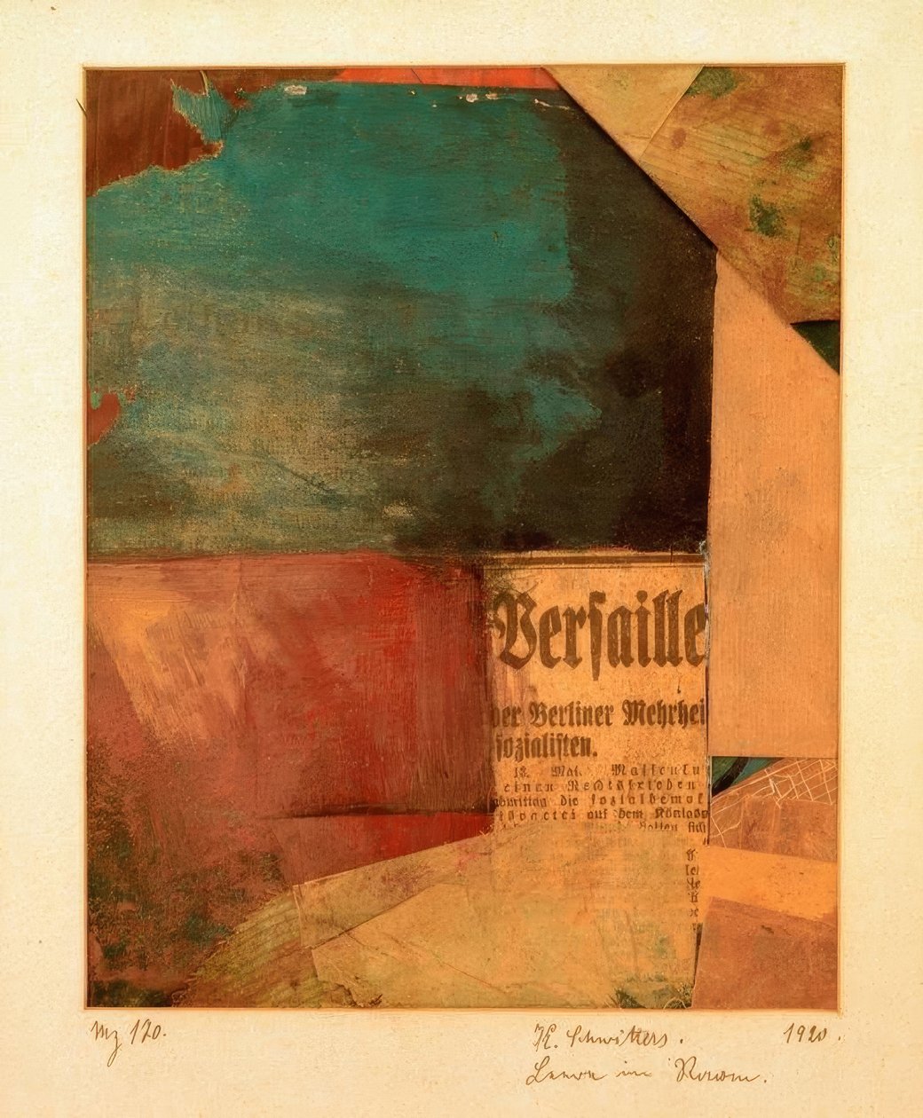 Mz 180. Vazio no quarto de Kurt Schwitters
