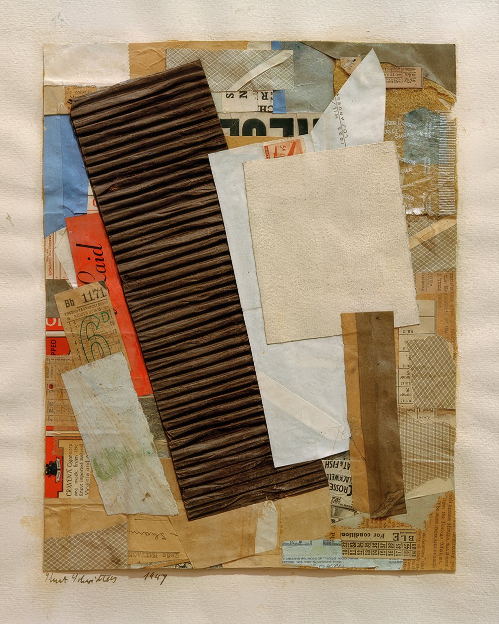 Sem título (6 D) de Kurt Schwitters