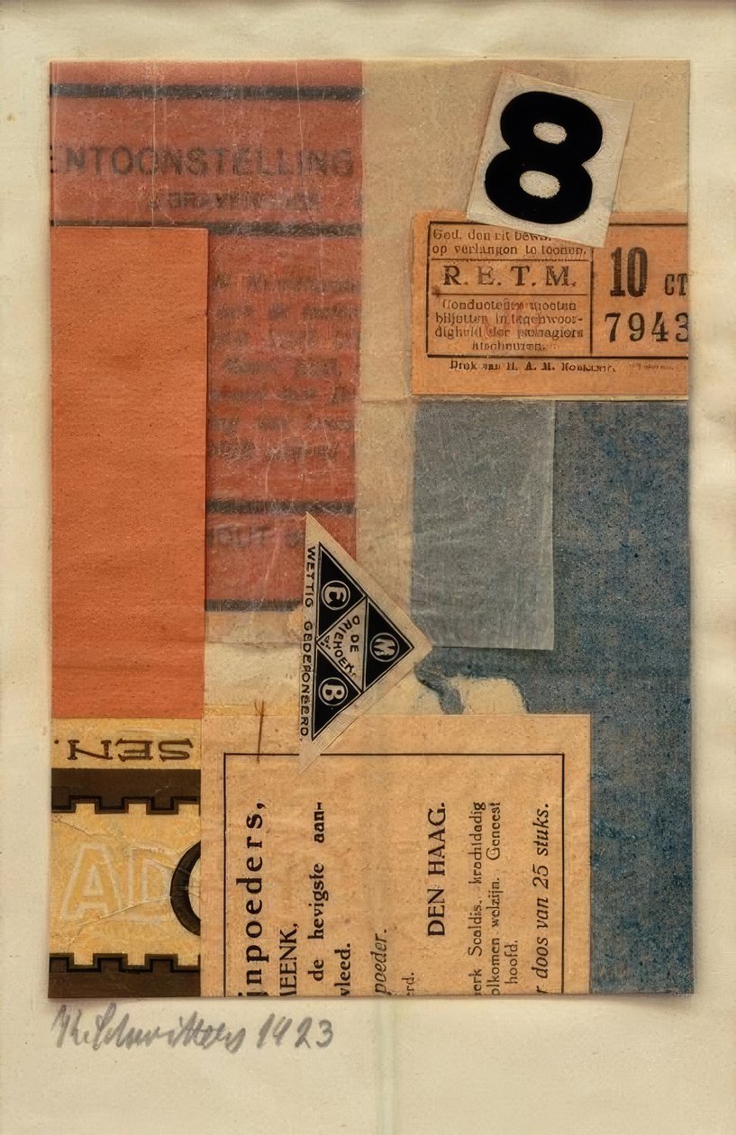 Sem título (8) de Kurt Schwitters