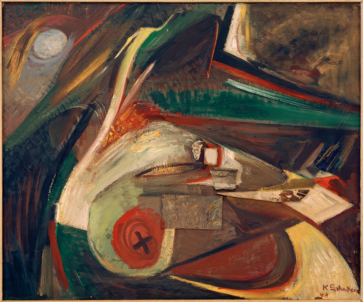 Sem título (Imagem abstrata) de Kurt Schwitters