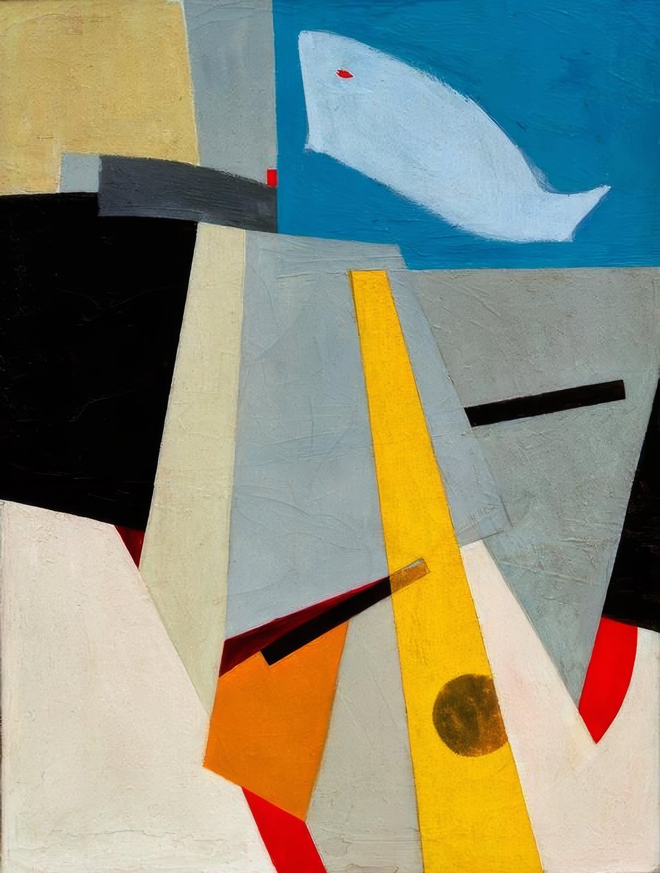 Sem título (foto com baleia) de Kurt Schwitters