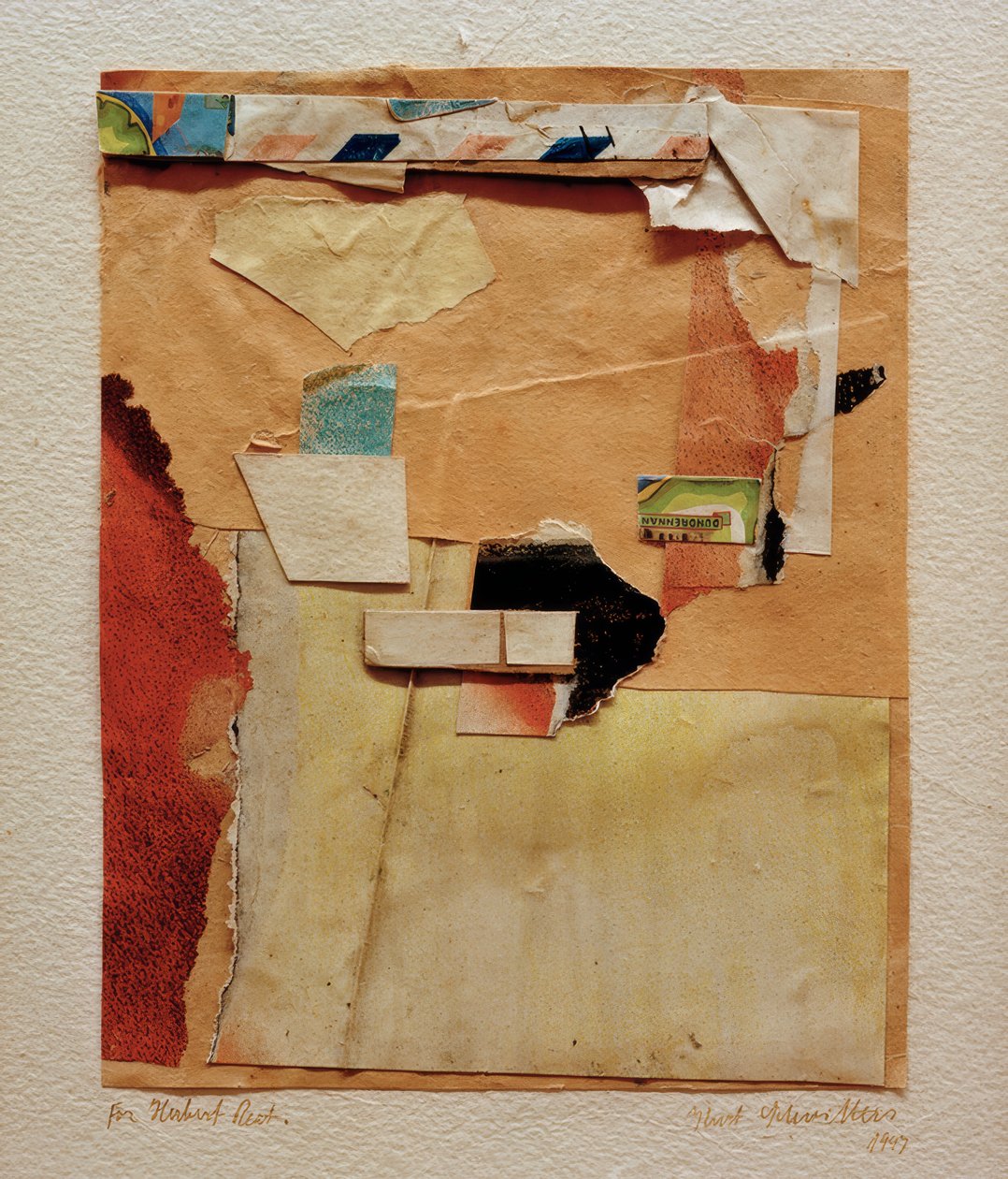 Sem título (para Herbert Read) de Kurt Schwitters