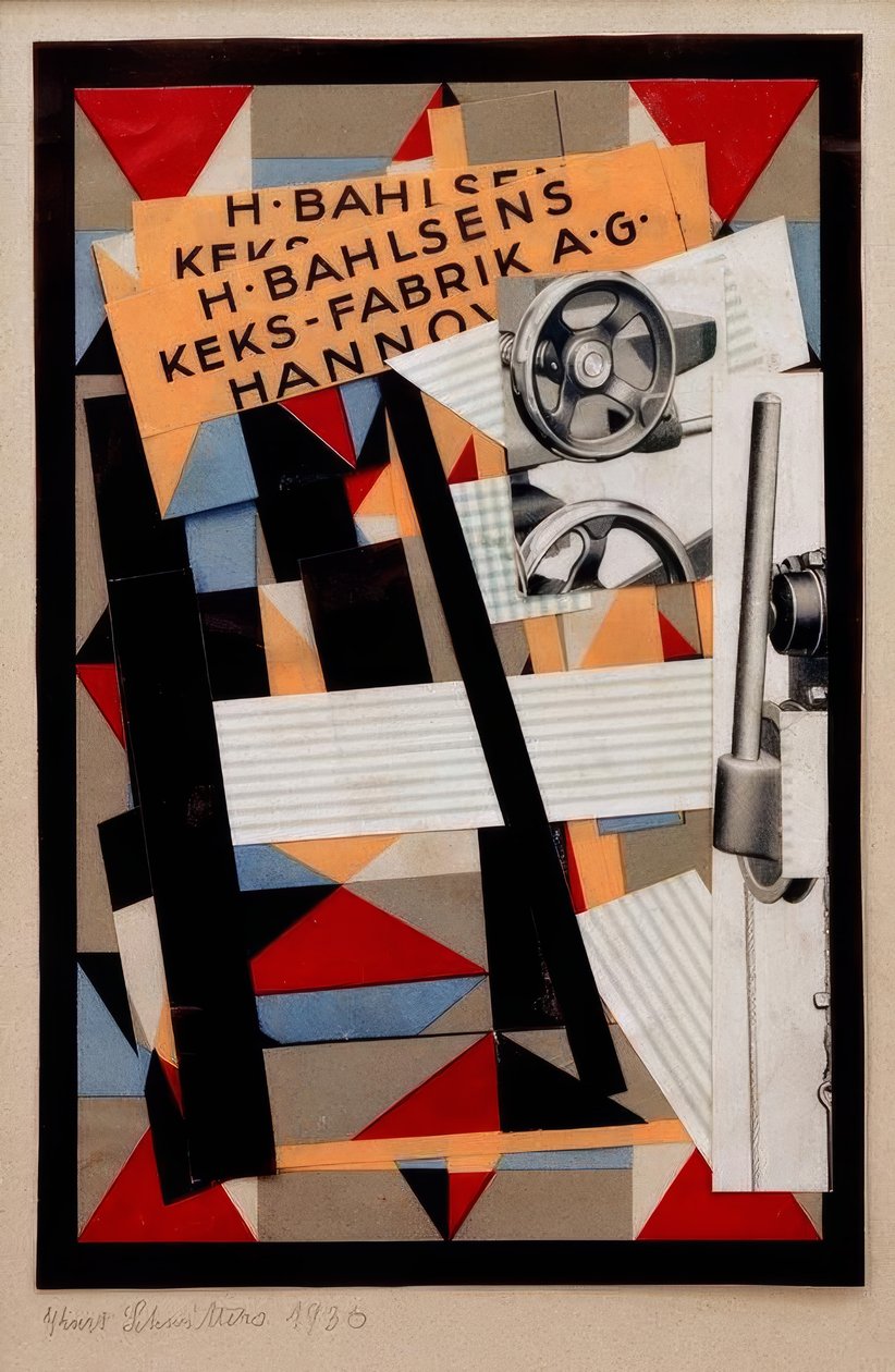 Sem título (H.Bahlsens Keks-Fabrik AG) de Kurt Schwitters