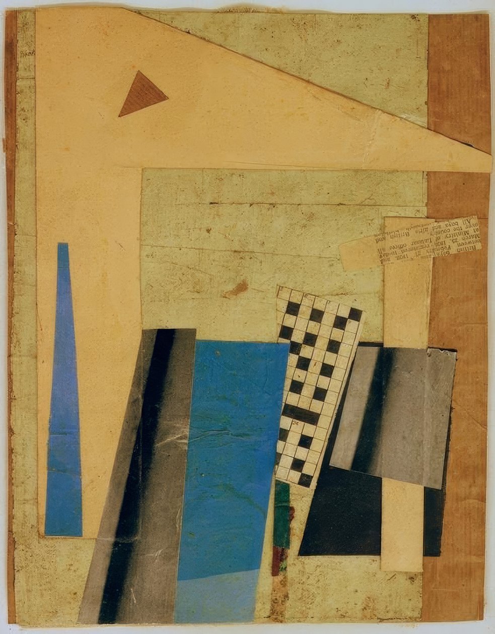 Sem título (Palavras cruzadas) de Kurt Schwitters