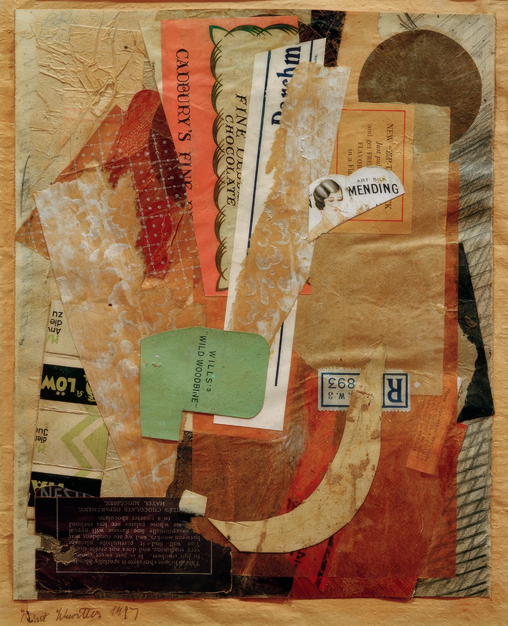 Sem título (Emendando) de Kurt Schwitters