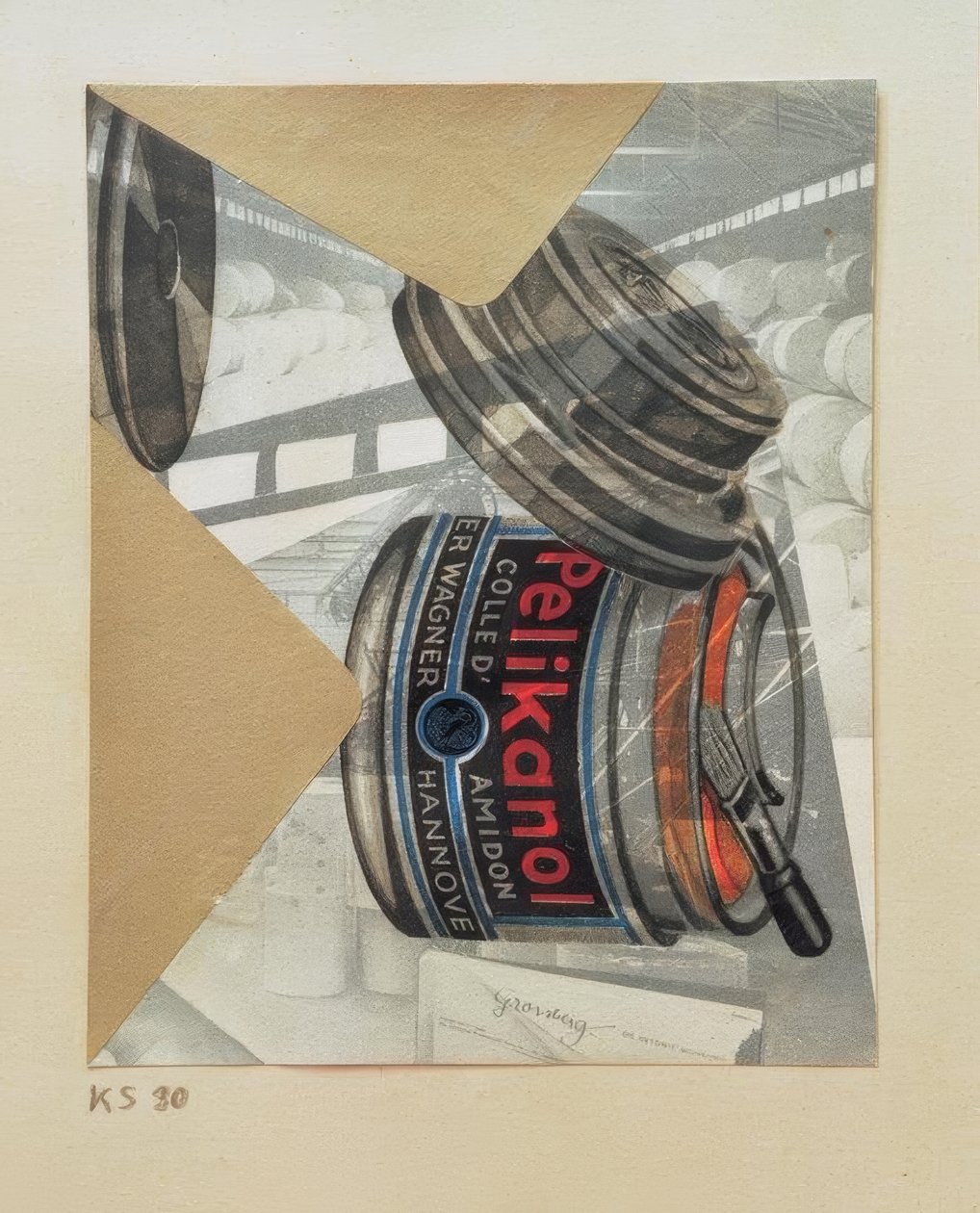 Sem título (Pelikanol) de Kurt Schwitters