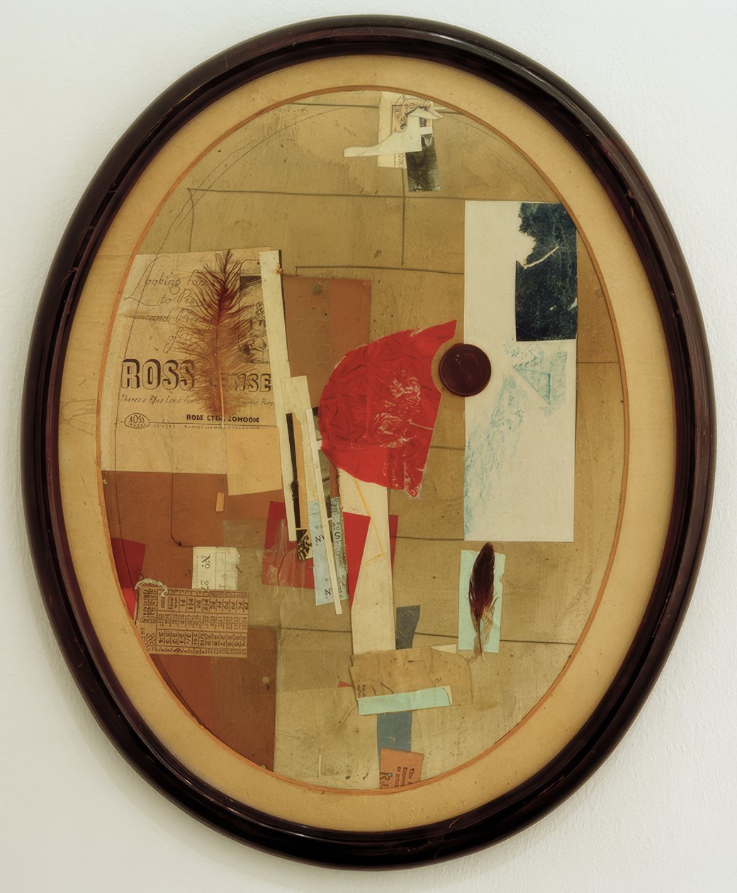 Sem título (ROSS, com um centavo) de Kurt Schwitters