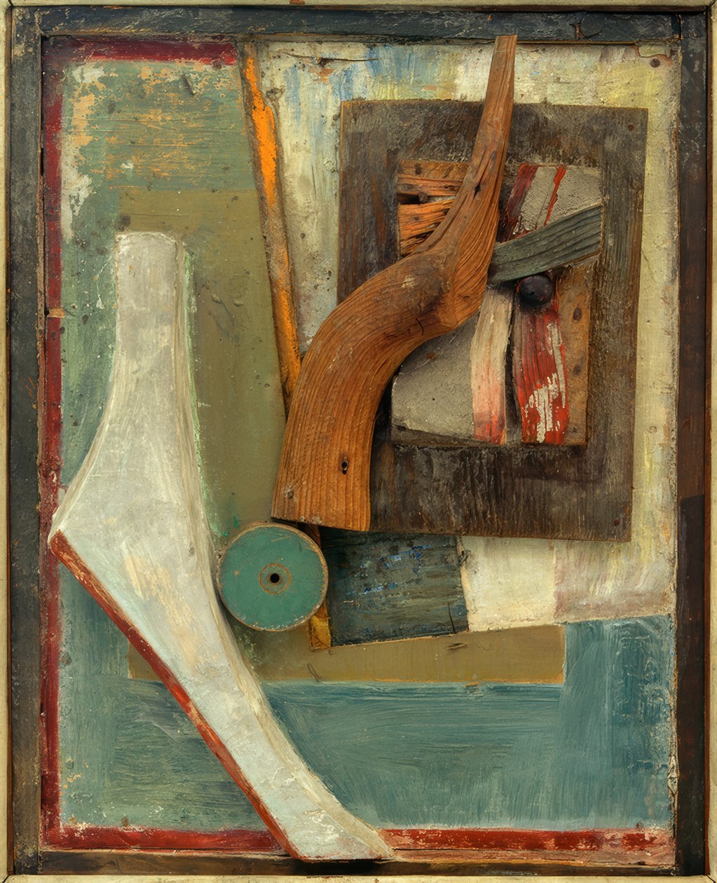 Sem título (alívio em relevo) de Kurt Schwitters
