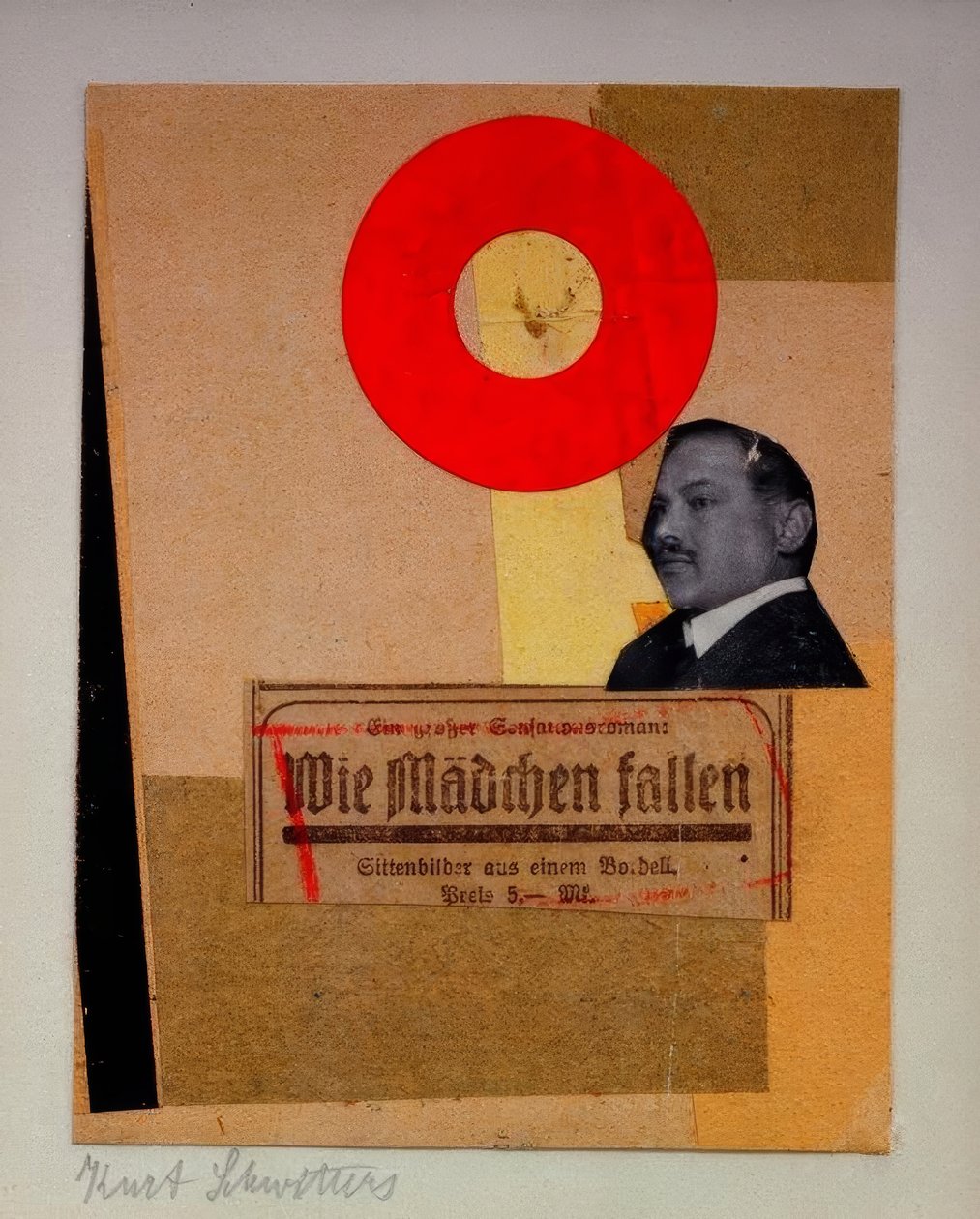 Sem título (How Girls Fall) de Kurt Schwitters