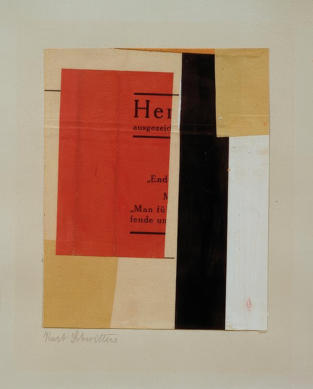Sem título de Kurt Schwitters