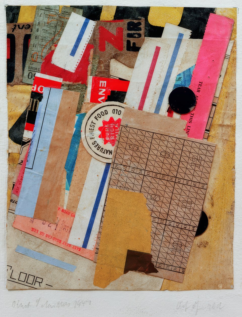 Fora do vermelho de Kurt Schwitters