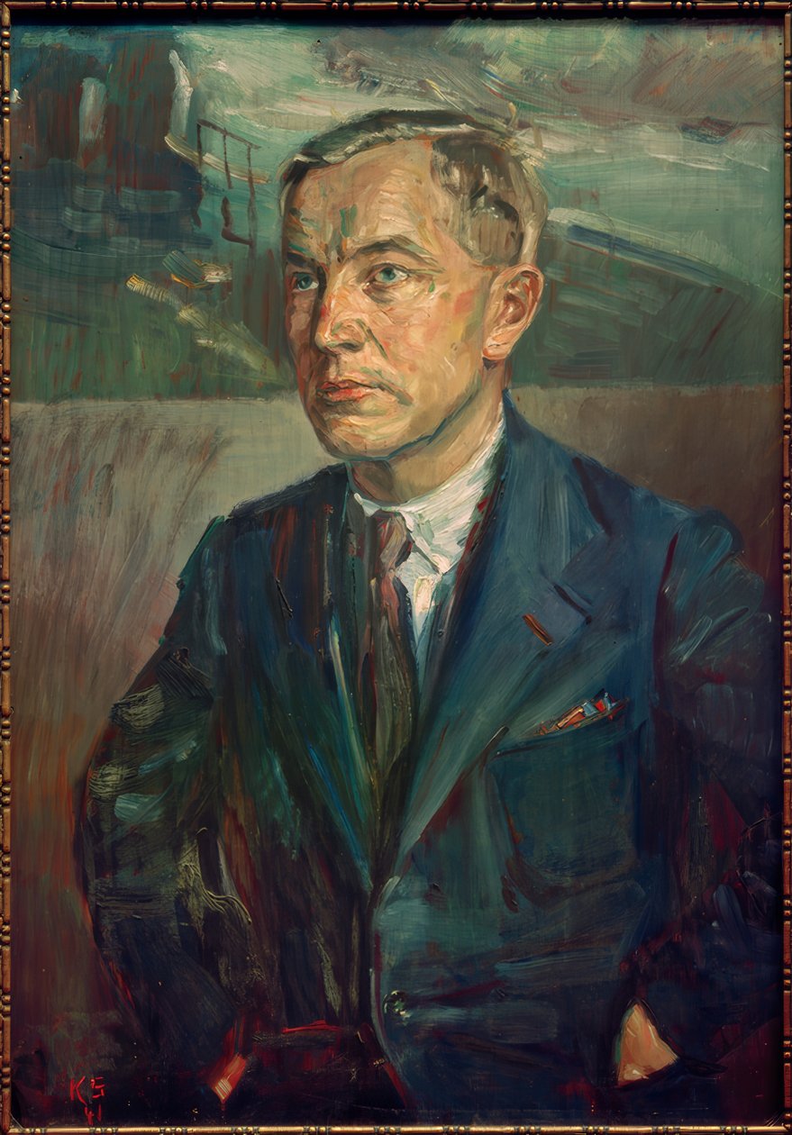 Retrato Alf Schultes de Kurt Schwitters