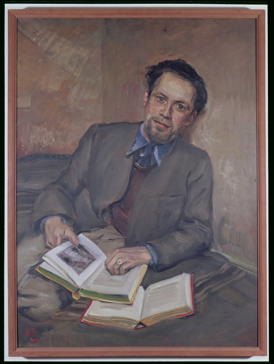 Retrato de Fred Uhlman, 1940 de Kurt Schwitters