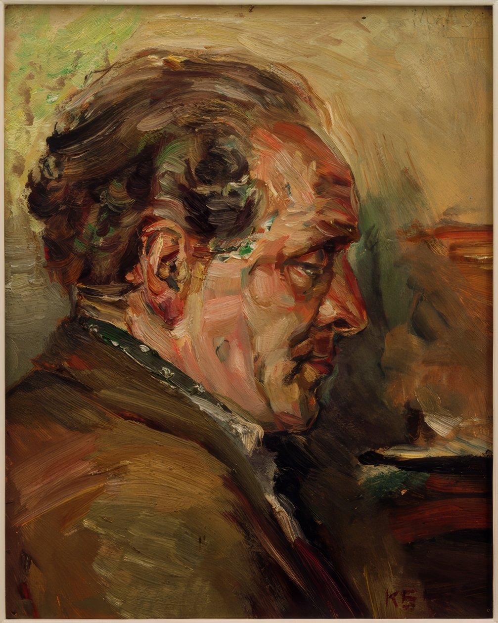 Retrato do Escultor Charoux de Kurt Schwitters