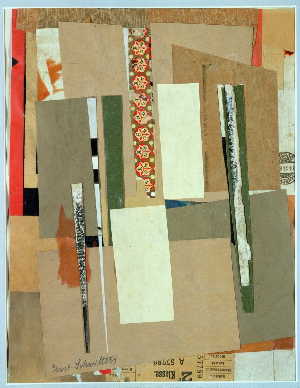 Ferroviária, 2ª classe, 1923 de Kurt Schwitters