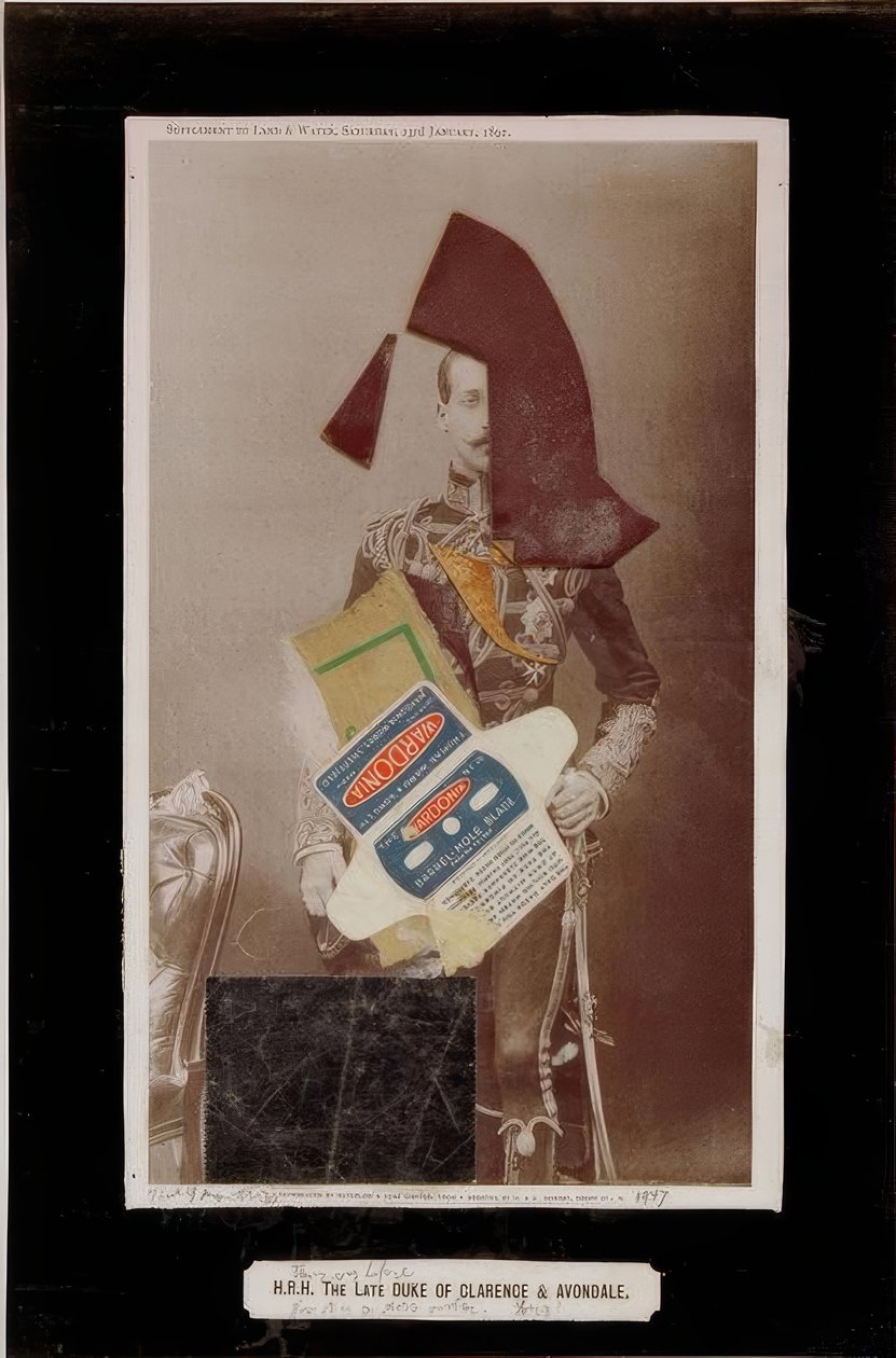 O falecido duque de Clarence e Avondale de Kurt Schwitters