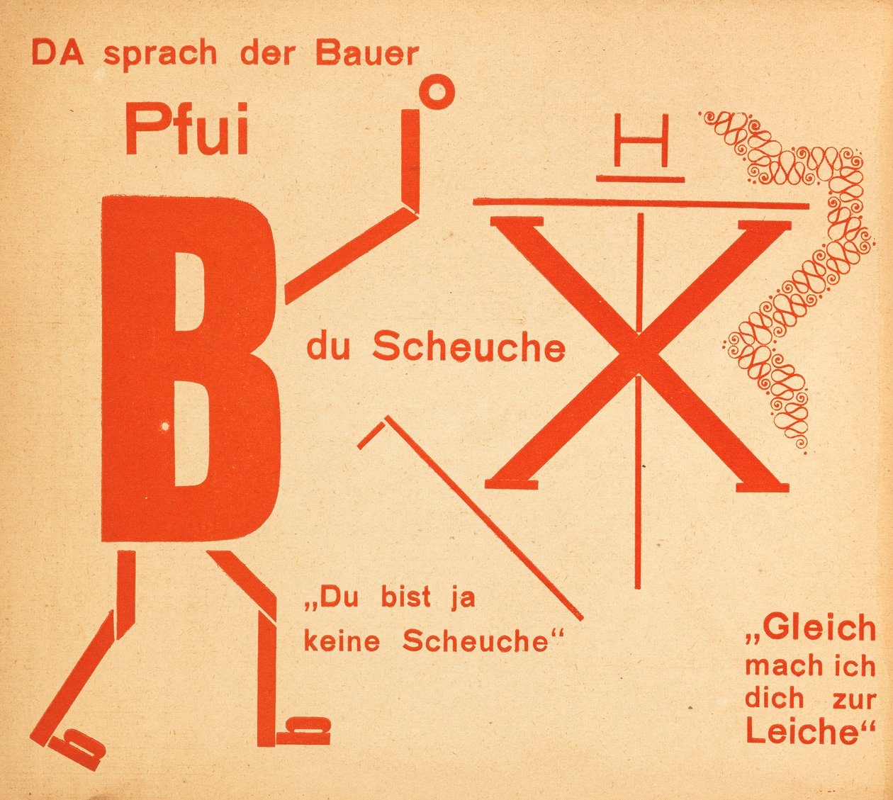 O espantalho. Conto de fadas O Espantalho. Contos de fadas, 1925. de Kurt Schwitters