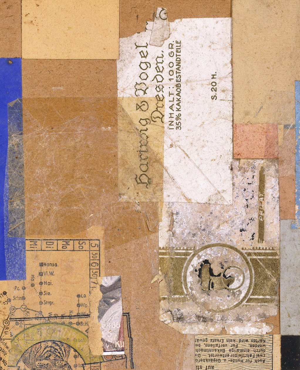 Sem título, 1926 de Kurt Schwitters