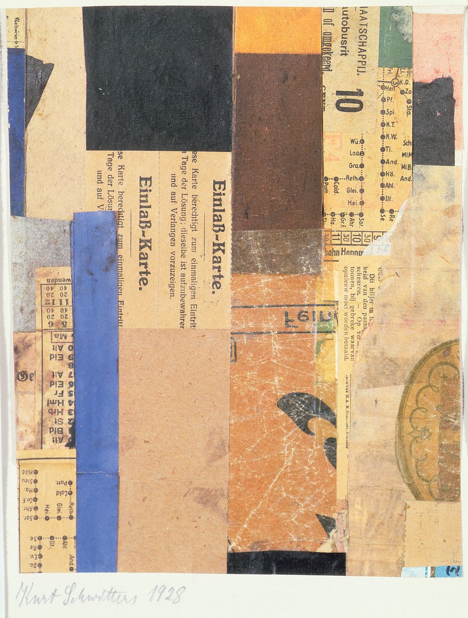Sem título, 1928 de Kurt Schwitters