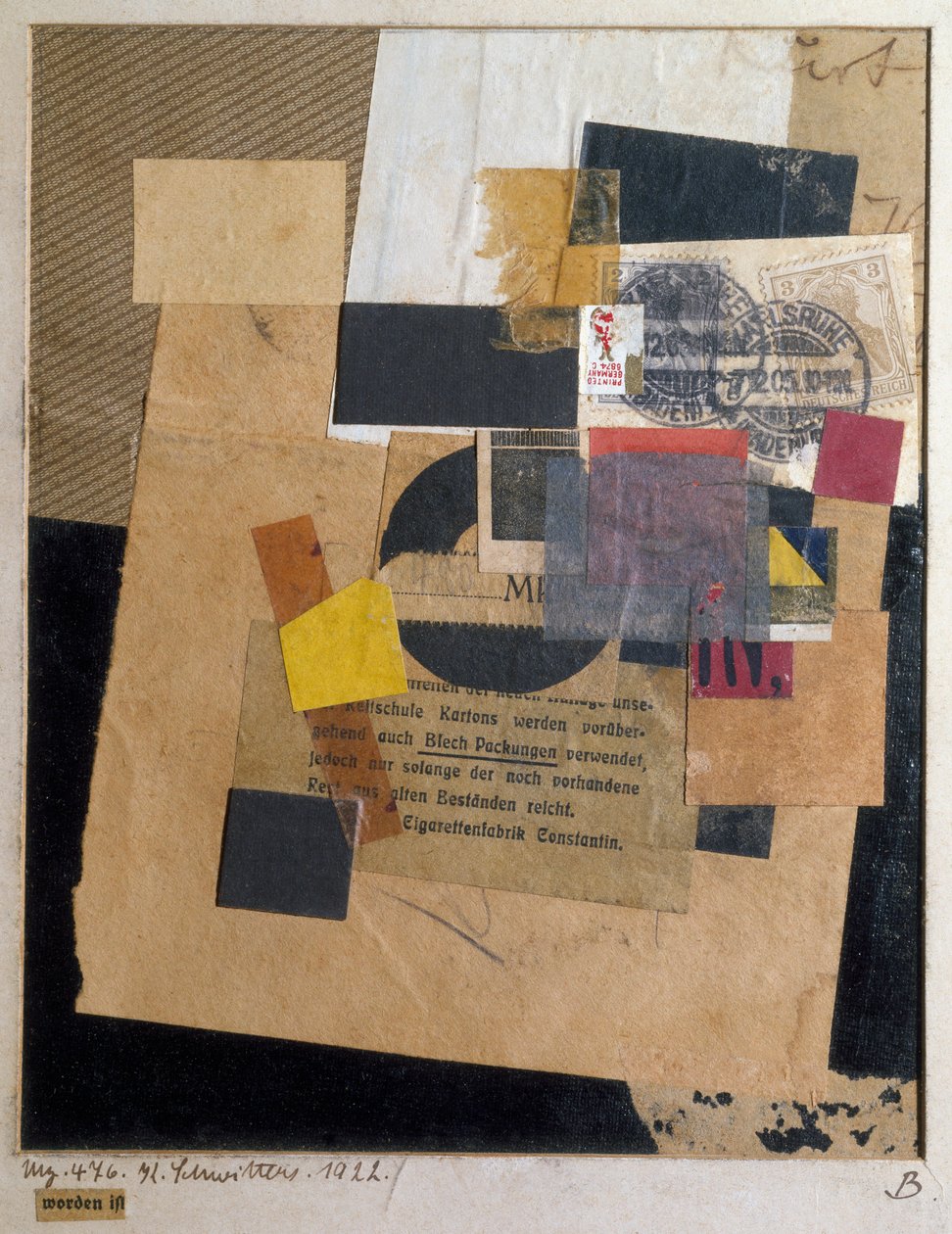 Tem sido (Tem sido) (Colagem de Kurt Schwitters