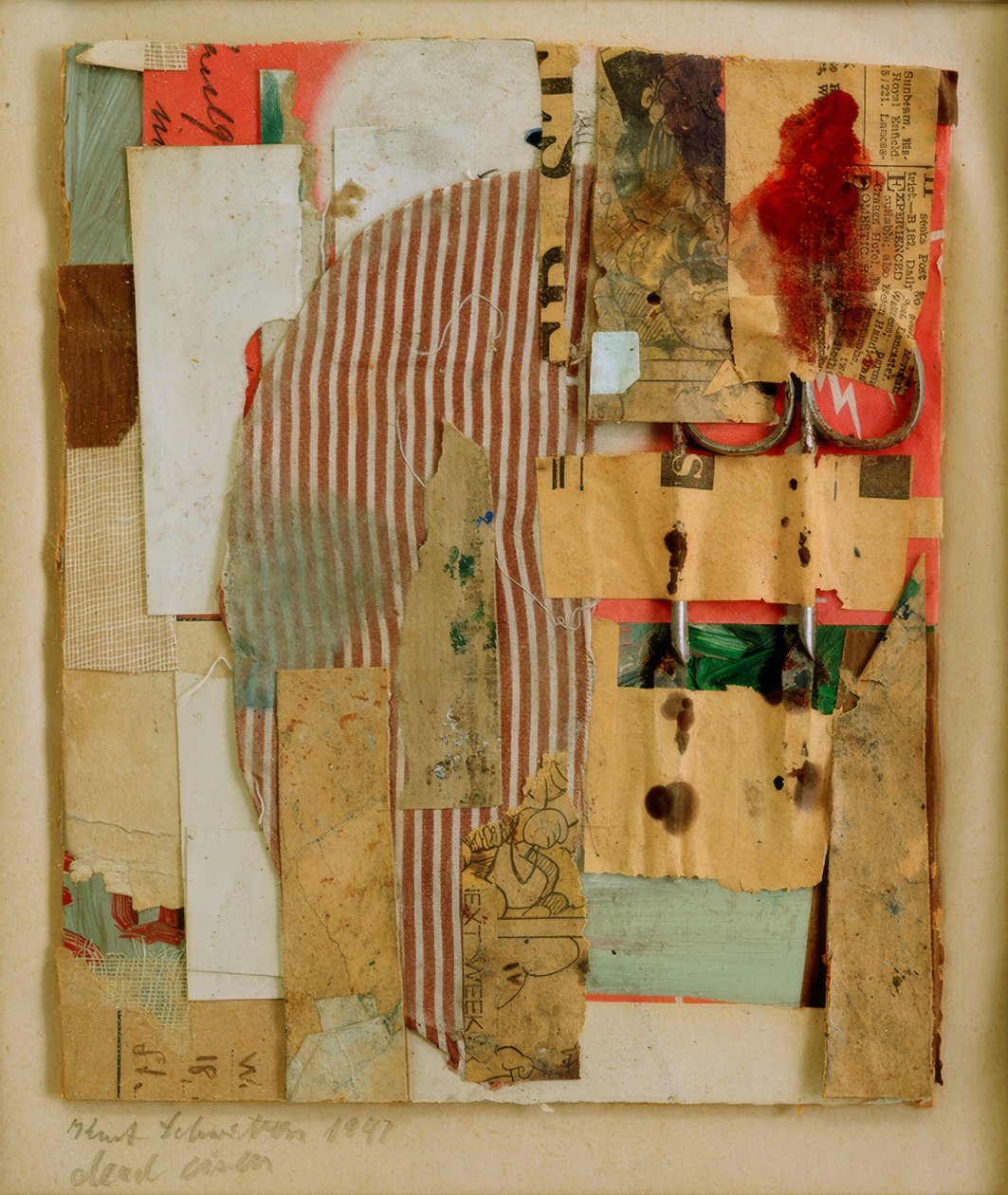 tesoura morta de Kurt Schwitters