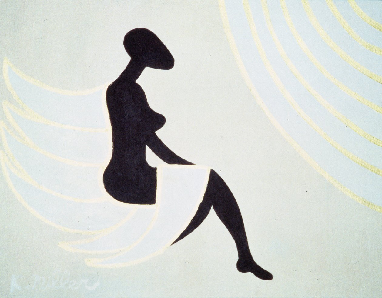 Lady Angel, 2005 (acrílico sobre tela) de Kurtis L. Miller