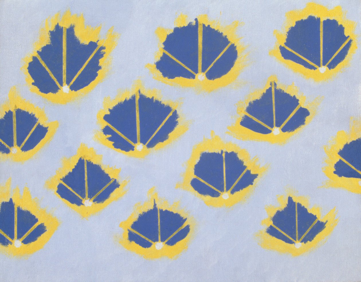 Sem título, 2004 (acrílico sobre papel) de Kurtis L. Miller