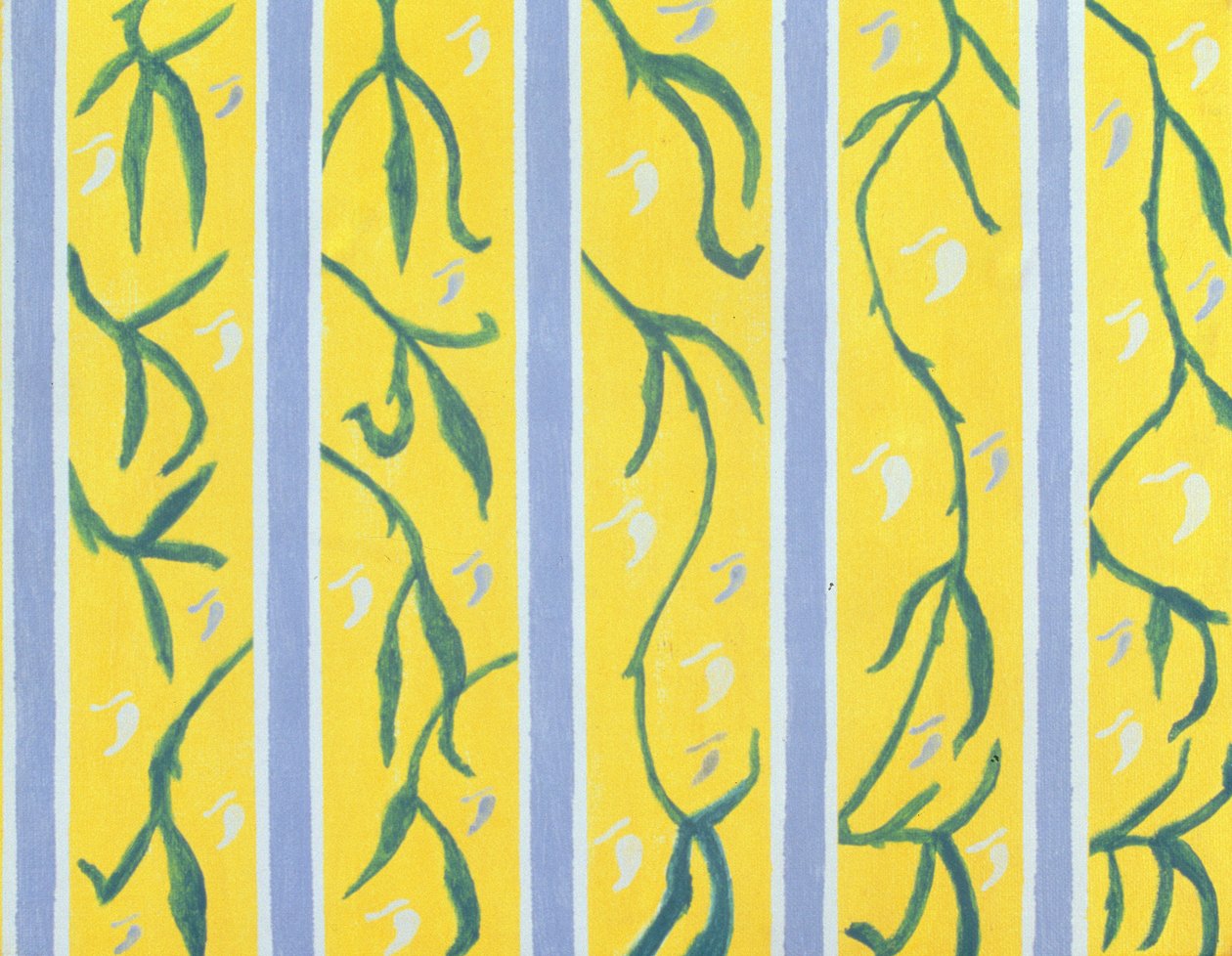 Wallpaper Vines, 2004 (acrílico sobre tela) de Kurtis L. Miller