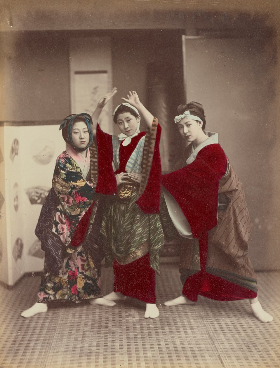 Festa da Dança, c.1880 de Kusakabe Kimbei