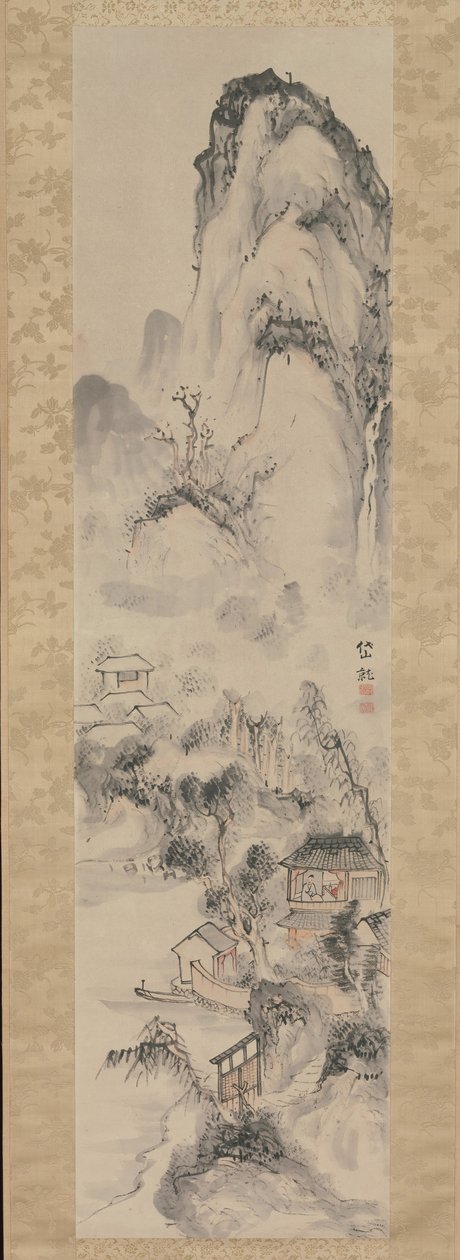 Paisagem, século XVIII. de Kushiro Unsen
